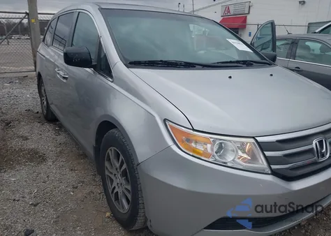 2013 Honda Odyssey Ex-L z USA, uszkodzony, nr VIN 5FNRL5H66DB053586